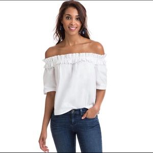 NWT Vineyard Vines Off The Shoulder Blouse
